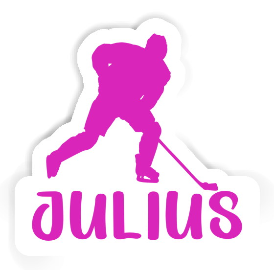 Autocollant Joueuse de hockey Julius Laptop Image