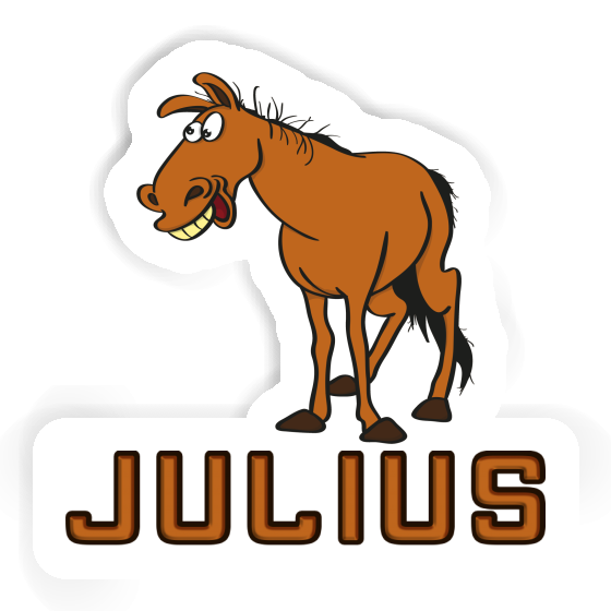 Horse Sticker Julius Image