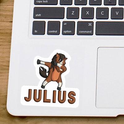 Julius Sticker Dabbing Horse Notebook Image