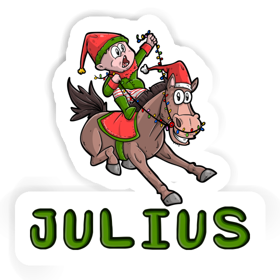 Sticker Christmas Horse Julius Image