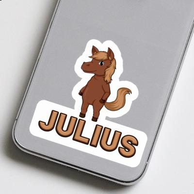 Autocollant Cheval Julius Notebook Image