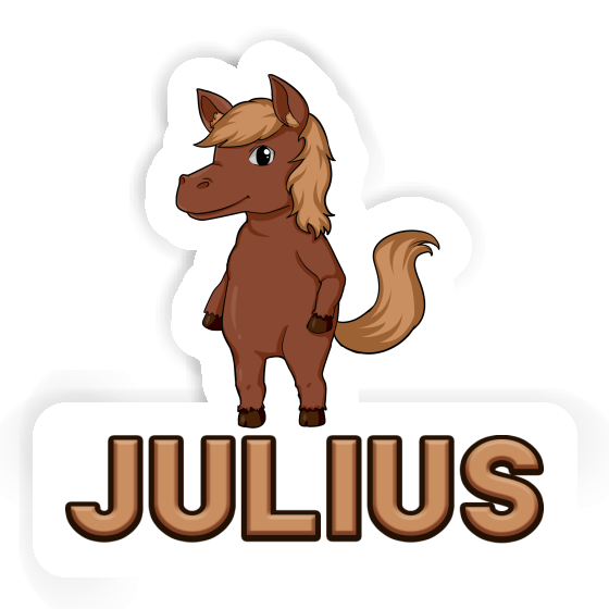 Sticker Pferd Julius Laptop Image