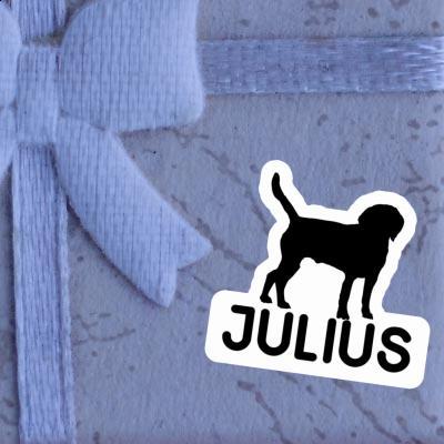 Dog Sticker Julius Laptop Image