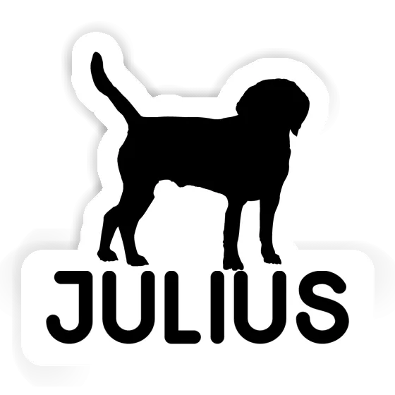 Dog Sticker Julius Image