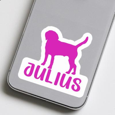 Sticker Dog Julius Notebook Image