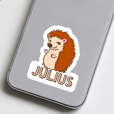 Sticker Julius Hedgehog Notebook Image