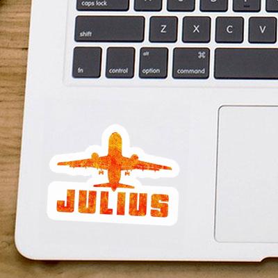 Sticker Julius Jumbo-Jet Notebook Image