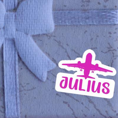 Sticker Jumbo-Jet Julius Notebook Image