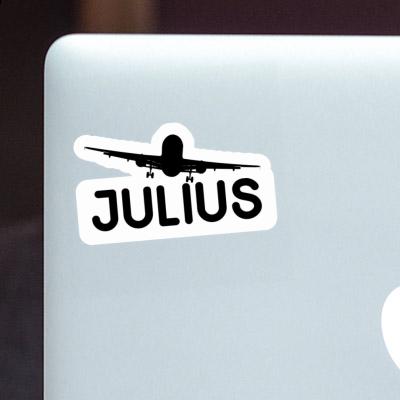 Sticker Julius Airplane Image