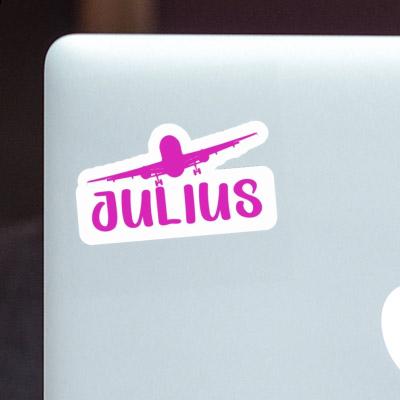 Julius Sticker Airplane Image