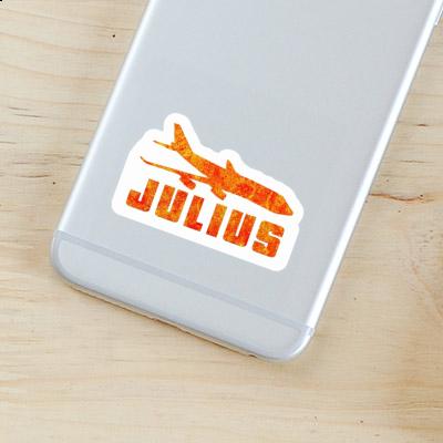 Autocollant Jumbo-Jet Julius Notebook Image