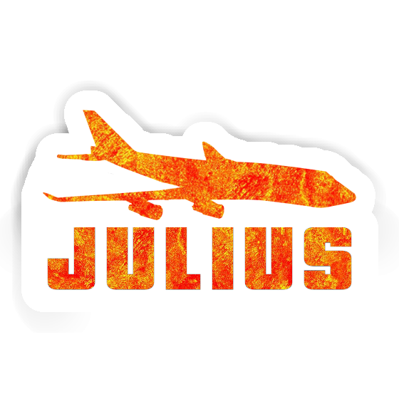 Aufkleber Jumbo-Jet Julius Laptop Image