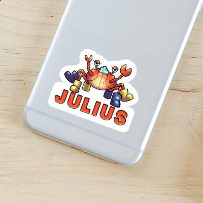 Julius Sticker Crab Laptop Image