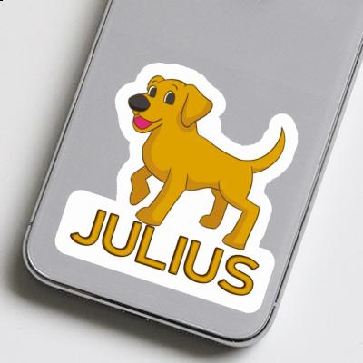 Sticker Julius Dog Notebook Image