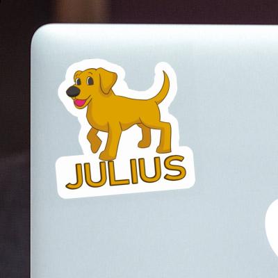 Sticker Julius Dog Notebook Image