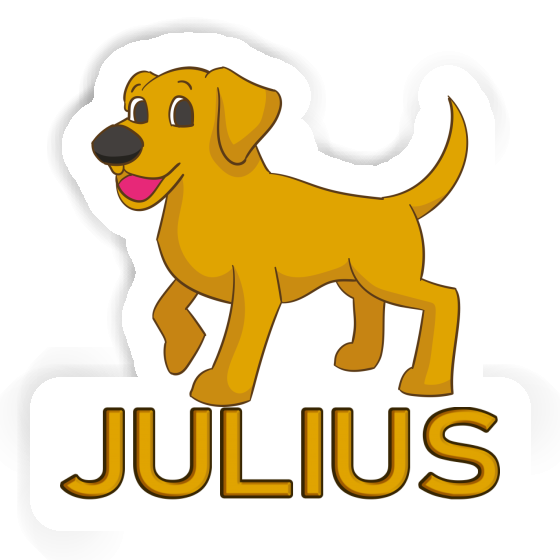 Sticker Julius Dog Notebook Image