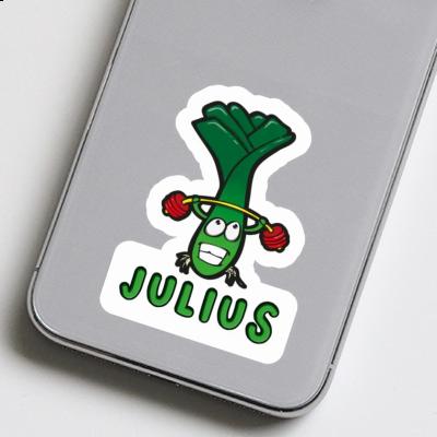 Sticker Weight Lifter Julius Laptop Image