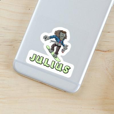 Julius Aufkleber Snowboarder Laptop Image