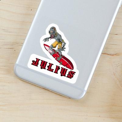 Julius Sticker Surfer Image