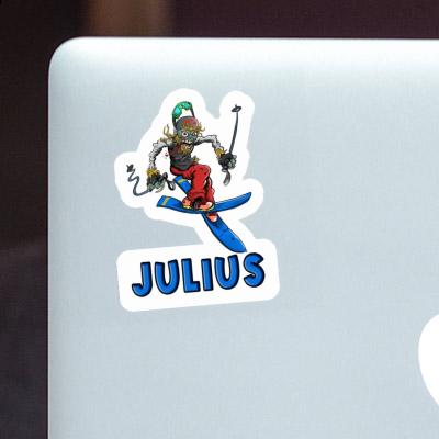 Julius Sticker Skier Notebook Image