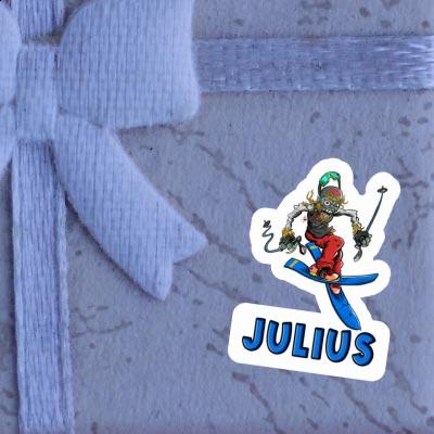 Julius Sticker Skier Notebook Image