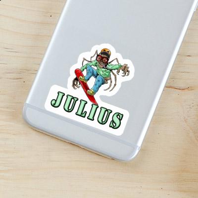 Sticker Julius Snowboarder Laptop Image