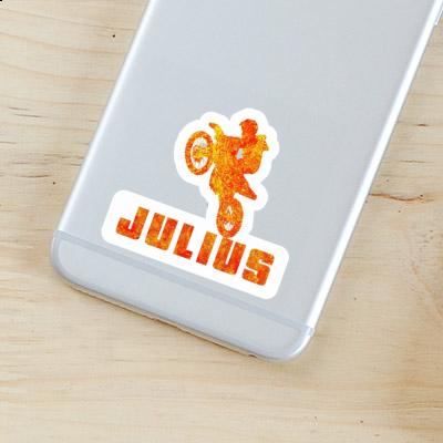 Motocross Rider Sticker Julius Image