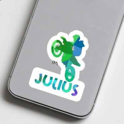 Sticker Motocross Rider Julius Notebook Image