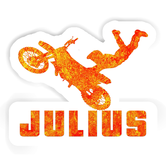 Autocollant Motocrossiste Julius Image