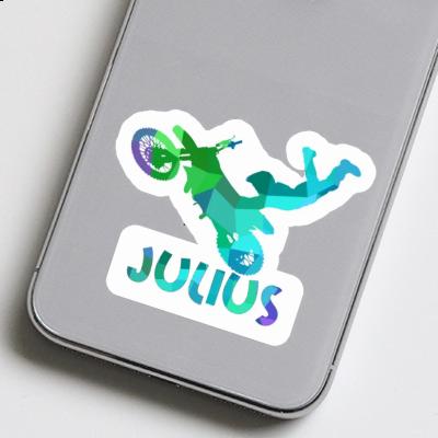 Julius Sticker Motocross Rider Notebook Image