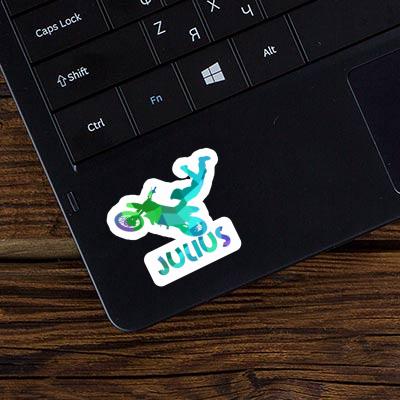 Julius Sticker Motocross Rider Laptop Image