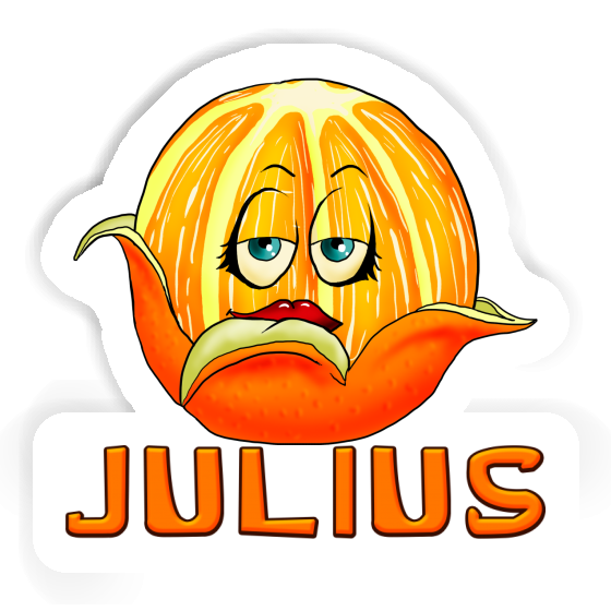 Autocollant Julius Orange Image