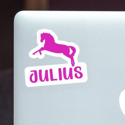 Sticker Julius Horse Notebook Image