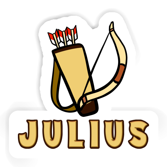 Sticker Arrow Bow Julius Laptop Image