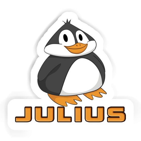 Pinguin Sticker Julius Notebook Image