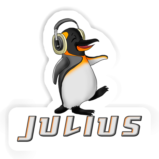 Autocollant Pingouin Julius Gift package Image