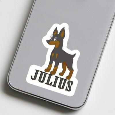 Pinscher Autocollant Julius Notebook Image