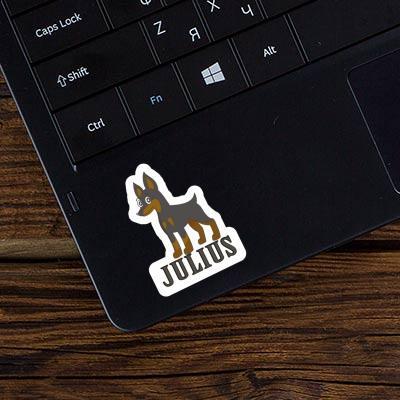 Sticker Pinscher Julius Gift package Image