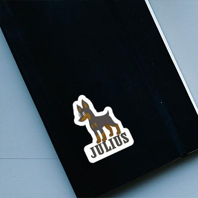 Aufkleber Julius Pinscher Gift package Image