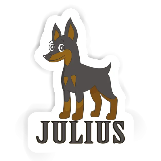 Aufkleber Julius Pinscher Image