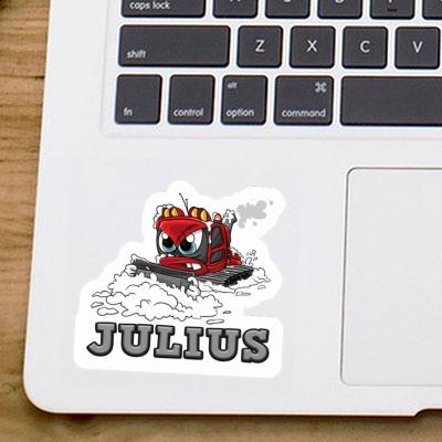 Julius Sticker Snow groomer Gift package Image