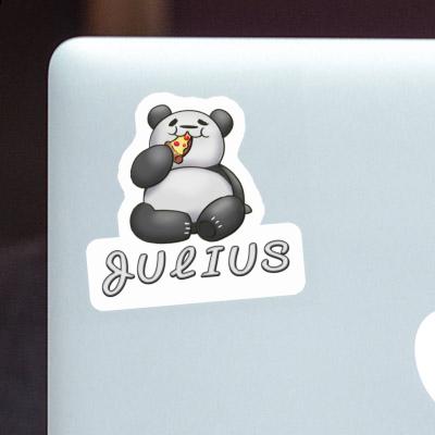 Sticker Julius Panda Notebook Image