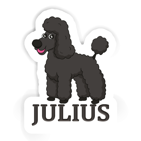 Sticker Julius Poodle Notebook Image