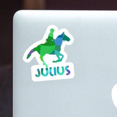 Sticker Julius Horse Rider Notebook Image