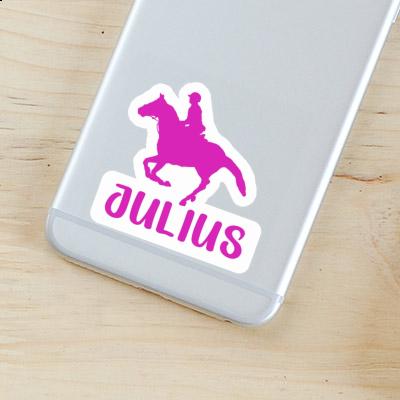 Julius Sticker Horse Rider Laptop Image