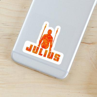 Sticker Ring gymnast Julius Laptop Image