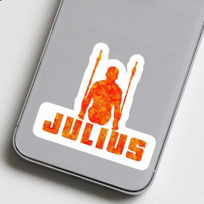 Sticker Ring gymnast Julius Notebook Image