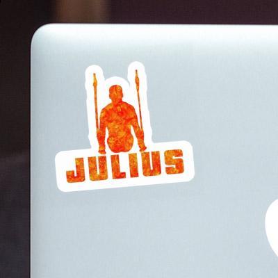 Sticker Ring gymnast Julius Notebook Image