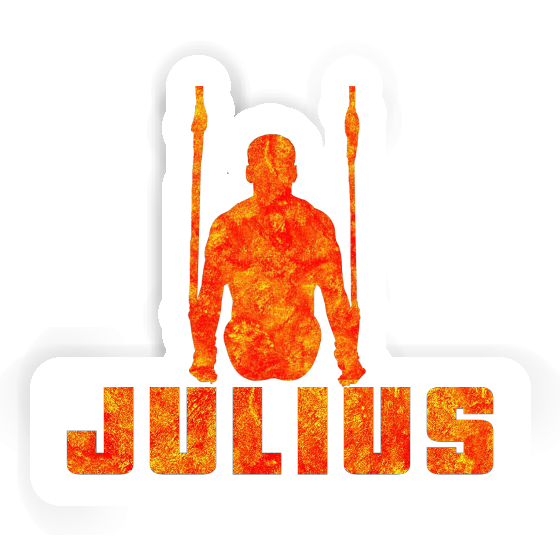 Sticker Ring gymnast Julius Laptop Image