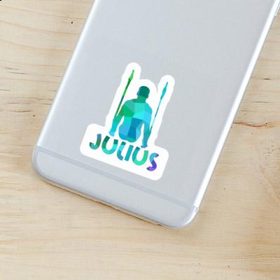 Julius Sticker Ring gymnast Notebook Image